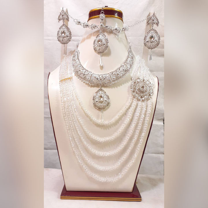 Silver Bridal Jewellery Set