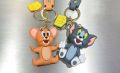 Tom and Jerry Key chains | Bag Keyring| (Pack of 2)|"Charming Tom and Jerry 3D Cartoon Keychain: A Whimsical and Timeless Addition to Your Collection!". 