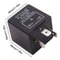 2PC 12V 3Pin Car Flasher Relay CF13 JL-02 Fix LED Light Turn Signal Indicator Hyper Flash. 