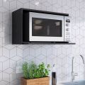 Space Saving Microwave Oven Cabinet Wall Mounted Oven Rack Microwave Shelf Kitchen Shelf. 
