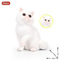 【Funny Bunny Toy Store】Oenux Simulation Mini Pet Cat Animal Model Persian Black Cats Action Figures Home Garden Toy Kids Gift. 