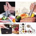 Salt Pepper Mills Grinder Manual Push Silver Corn Mustard Thumb Push Seed Grinder Spice Sauce MullerSalt Pepper Mills Grinder Manual Push Silver Corn Mustard Thumb Push Seed Grinder Spice Sauce MullerSalt Pepper Mills Grinder Manual Push Silver Corn Must. 