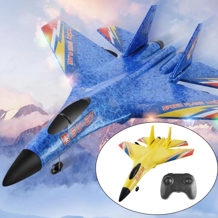 RC Plane MIG-29 2.4G With LED Lights Aircraft Remote Control Flying Model Glider Airplane Foam Toys For Children Gifts