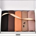 Pack of 5 chiffon hijab scarf stoller / Plain Chiffon Goergett Hijab Staller For Girls and Women's. 