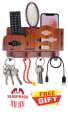 Wall-Mounted Wooden Organizer for Keys, Phone, and Other Essentials - Modern Home Decor Accessory. 