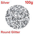 Shiny Silver Round Glitter for Artwork Decorations Crafting School Projects Slime Making Painting Nail Art Eye Makeup Resin Molds Making 100g DesireOutlet. 
