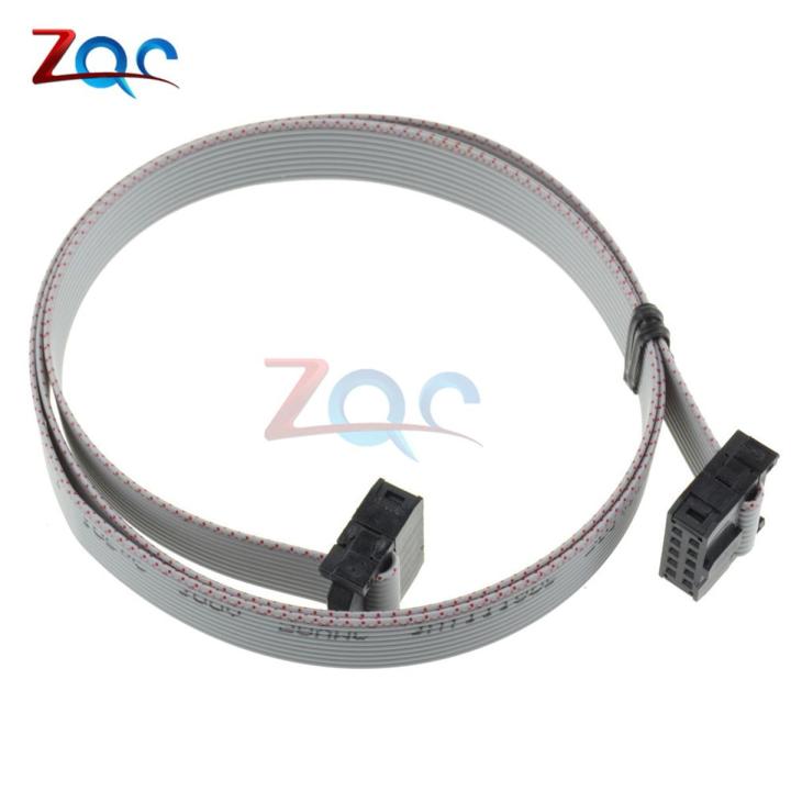 70CM 10 Pin USB ASP ISP JTAG AVR wire 10P IDC Flat Ribbon DATA Cable 2.54mm Connector