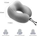 New Stuff And Imported Fabric Premium Quality Medicated Neck Foam Pillow For Travel , Neck Rest , Take Pillow And Multi Purpose Uses. 