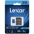 microSD Memory Card Lexar with 5 Years Warranty Class 10 4k Recording A1 App. 