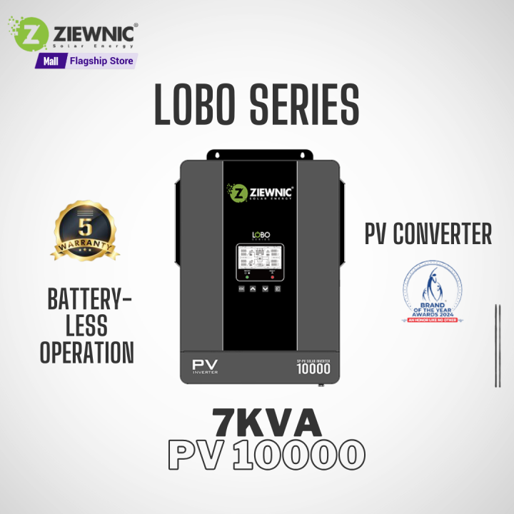 Ziewnic PV10000 Solar PV Converter – 7kVA | Lobo Series | Dual MPPT ...