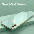 For Samsung Galaxy A06 Back Cover Luxury 6D Plating Shiny Stylish Phone Case Square Frame Soft Silicone Protective Cases Pouch for Girls Women. 