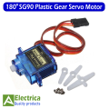 180° SG90 Plastic Gear ,MG90 Metal Gear Servo Motor and 3 Channel Mode ESC Servo Motor Tester by electrica. 