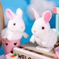 Wind-up Toy Bunny Kangaroo Boys Girls Kindergarten Cartoon Wind-Up Toy. 