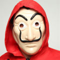 Salvador Dali Face Mask - La Casa De Papel Money Heist Mask for Halloween & Cosplay. 