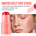 Jelly Blush Stick Sheer Lip & Cheek Stain Cheek Tint Watercolor Finish Makeup Blush. 