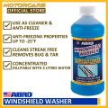 ABRO Windscreen  Washer for car - Made in USA - Concentrated Cleaner for Wind Screen (Dilutable with 4 Litres Water). 