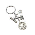 2020 Graduation Cap Diploma Pendant Alloy Keychain Key Holder Ring Friend Gift. 