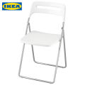 IKEA Folding Chair : NISSE, Black | White. 