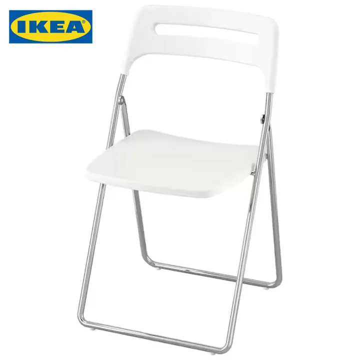 IKEA%20Folding%20Chair%20:%20NISSE,%20Black%20%7C%20White%20-%20Image%2010