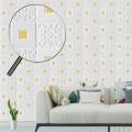 35*35cm 3D Wall Stickers -Ceiling Panel Roof Waterproof Self-Adhesive Foam Wallpaper- Room Kitchen TV Backdrop Home Decoration. 
