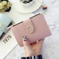 【Happytree】 Women Wallets Small Fashion Brand Leather Purse Women Ladies Card Bag For Women 2020 Clutch Women Female Purse Money Clip Wallet. 
