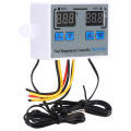 Dual Temperature Controller, Heating Cooling Digital Thermostat 12V with NTC 10K Sensor for Aquarium Tank for Greenhouse. 