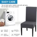 Pack of 6 Dining Chair Covers Kitchen Chair Cover, Parsons Chair Slipcover, Spandex Chair Protectors for Dining Room Stretch Chairs Cover  - QS Bedding. 