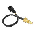 Water Temperature Sensor, Long Life Span Excavator Coolant Temperature Sensor Wear Resistance Brass Easy To Install Corrosion Resistance for EC160B. 