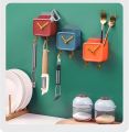 Wall-Mounted Multifunctional Clock Design Mobile Holder. 
