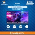 Haier LED TV- 32" QLED Google TV | Model H32S80EFX | Voice Control | Bezel Less Design | 2 Years Warranty (NEW MODEL). 