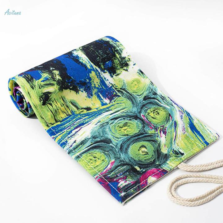 Colored%20Pencil%20Wrap%20Fabric%20Pencil%20Case%20Pencils%20Roll%20Holder%20for%20Hobbyist%2048%20Slots%20-%20Image%206