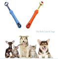 pertty Three Sided Pet Toothbrush Dog Brush Addition Bad Breath Tartar Teeth Care Dog Cat Cleaning Mouth. 