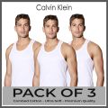 Premium Quality Brand Logo Men's Vests Pack of 3 Pure Cotton Ultimate Comfort and Relaxation. 