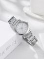 Fashionable Ladies' Silver Watch Set - New 6PCS Luxury Watch Collection for Women. 