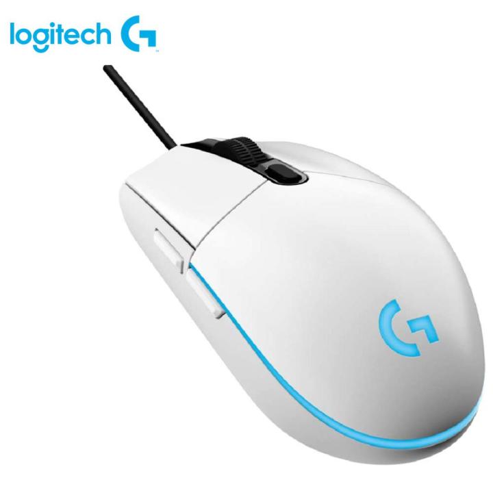Logitech G102 Lightsync RGB 6 Button Gaming Mouse (White)