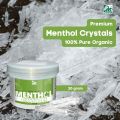 Menthol crystal  100% Pure Organic 20gm for Aromatherapy | Sat Pudina Ice Herbs External Use Only. 