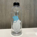 Cute Panda Bear Cup 1000ml Water Bottles With Straw Transparent Cartoon Water Bottle Drinkware Frosted Leak-proof Protein Shaker-Cola Kids. 