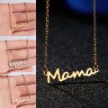 Mother's Day Necklace English Alphabet Necklace For Mom New Year Pendant Chain Jewelry. 