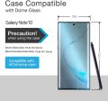 Whitestone Dome Glass Galaxy Note 10 And Note 10 5G Screen Protector,  Full 3D Curved Edge Tempered Glass Shield_ [Liquid Dispersion Tech] Easy Install Kit for Samsung Galaxy Note 10 - One Pack. 