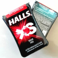 Halls Xs Candy Watermelon Flavored Sugar Free Candy Box 15g Halal Imported candy Pack of 1 More Flavored  Refreshing Cooling Chewy Delicious Candy. 