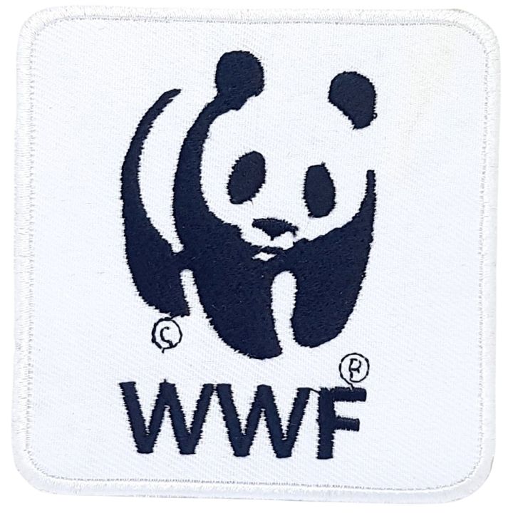 WWF Panda Embroidered Iron On Patch Sew On Badge For Bags Caps T Shirts Jeans Applique