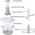 Multi-Functional Speedy Stainless Steel Push Chooper, Hand Pat Chopper Food Processor, Hand Push Chopper Machine, Handheld multi Color / Mincer / Mixer / BlenderFruits - Onion / Garlic Chopper - Payaz Cutter. 