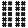 10 Pairs/20Pcs Hot Experience Cross/X Shape Disposable Self-Adhesive Disposable Satin Nipple Cover Breast Pasties Stickers. 