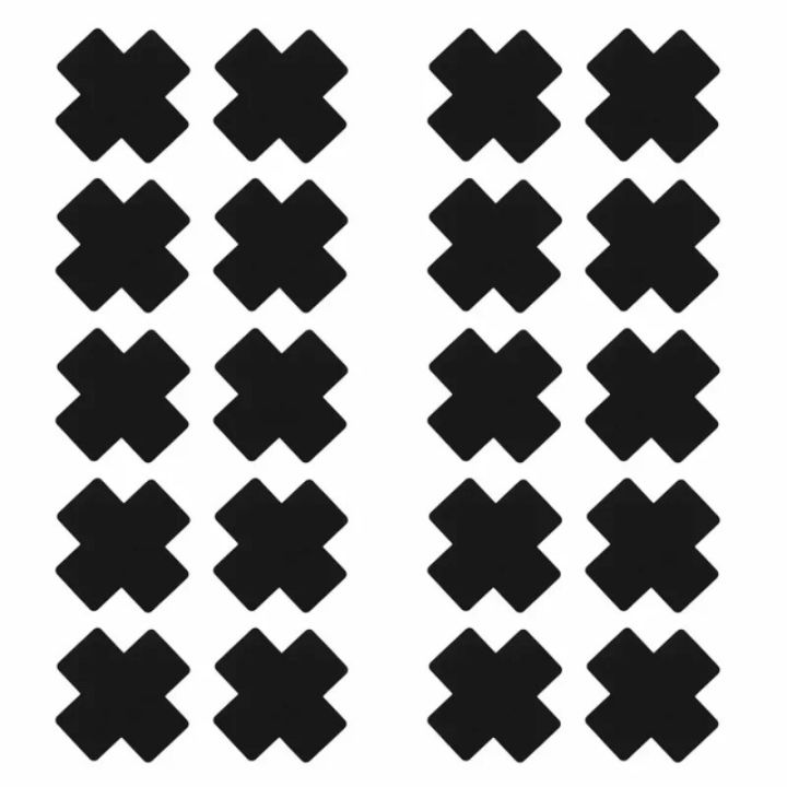 10 Pairs/20Pcs Hot Experience Cross/X Shape Disposable Self-Adhesive Disposable Satin Nipple Cover Breast Pasties Stickers