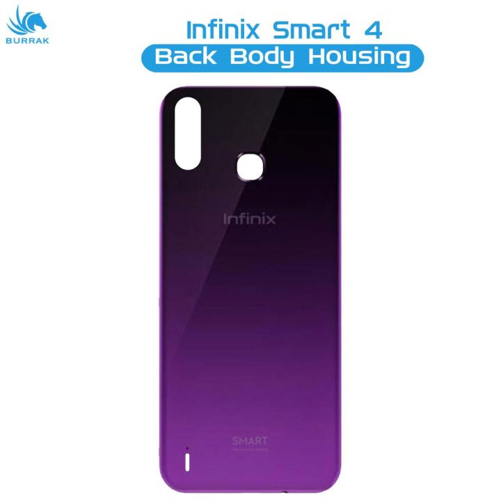 infinix Smart 4 Rear Back Body Casing Housing Replacement Battery Back Door For infinix Smart 4 - Purple