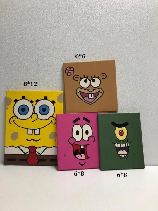 Canvas%20painting%20for%20wall%20decoration%20Spongebob%20theme%20for%20bedroom%20living%20room%20drawing%20room%20kids%20room%20-%20Image%202