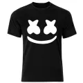 BLACK Marshmallow Printed Tshirt For Men. 