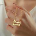 Couple Love Name Necklace. 