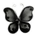 Black Butterfly Decoration - 2 Inch By 1.8 Inch - Pack Of 9. 