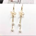 Korean style temperament long long tassel earrings ear hook fashion earrings Fashion Simple Trend Women Jewelry Earrring. 